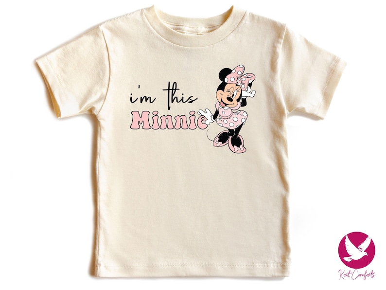 I’m This Minnie Girls Shirt, Unique Gift For Girls, Disney Minnie Birthday Party Tee, Trendy Minnie Mouse T-Shirt, Minnie Baby Girl Tee, Disney Minnie Coquette Bow Shirt, Girls Disney Trip Shirt, Vintage Girly Disney Shirt, Birthday Gifts For Girls