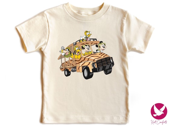 Disney Safari Trip Kids Shirt, Disney Wild Life Gift For Toddlers, Mickey And Friends Safari T-Shirt, Disney Animal Kingdom Baby Onesie®