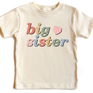 Cute Big Sister Shirt, Unique Gift For Sisters, Big Sister Kids T-shirt, Funny Big Sis Tee, Big Sis Toddler Sweatshirt, Big Sister Onesie®