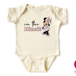 I’m This Minnie Girls Shirt, Unique Gift For Girls, Disney Minnie Birthday Party Tee, Trendy Minnie Mouse T-Shirt, Minnie Baby Girl Tee, Disney Minnie Coquette Bow Shirt, Girls Disney Trip Shirt, Vintage Girly Disney Shirt, Birthday Gifts For Girls