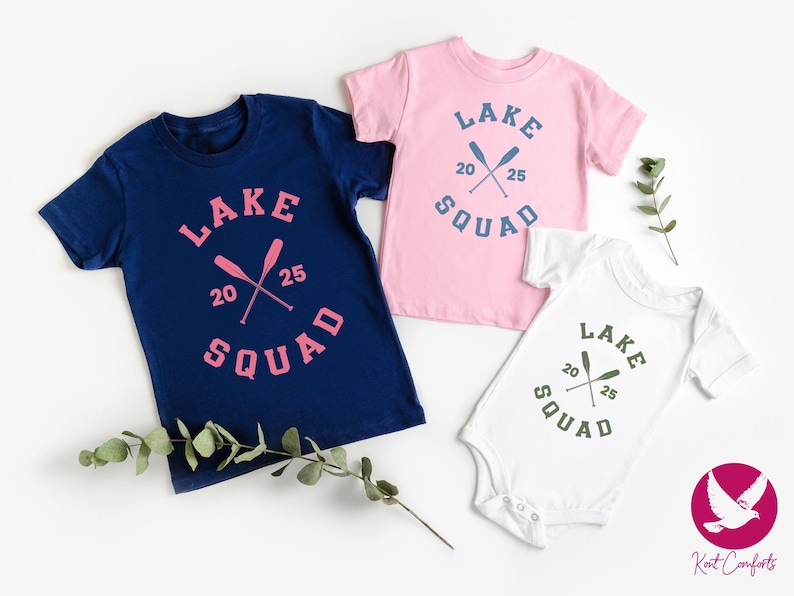 Custom Lake Squad Kids Shirt, Camper Gift, Personalized Lake Squad Toddler Tee, Lake Shirt For Kids, Summer Vacation Tee, Lake Life T-shirt