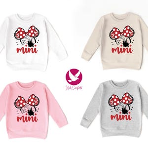 Disney Mama Mini Shirt, Mothers Day Gift, Mommy and Me Outfit, Minnie Mouse Mother Daughter Tee, Girly Disney Trip T-Shirt, Baby Girl Shirt