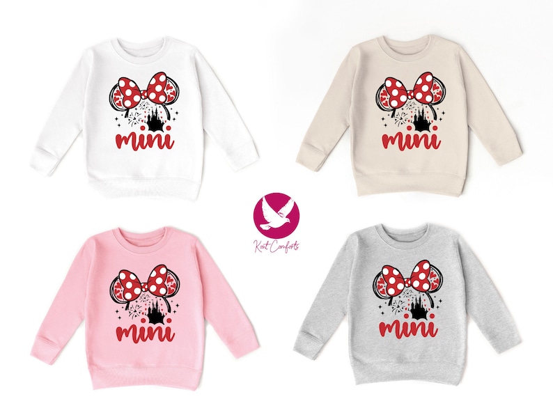 Disney Mama Mini Shirt, Mothers Day Gift, Mommy and Me Outfit, Minnie Mouse Mother Daughter Tee, Girly Disney Trip T-Shirt, Baby Girl Shirt