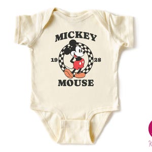 Vintage Disney Mickey Mouse Shirt, Disneyland Mickey Gift For Kids, Retro Mickey Mouse Toddler Tee, Classic Mickey Mouse 1928 Bodysuit, Disney Family Shirt, Disney Trip T-Shirt, Magic Kingdom Baby Onesie®, Disneyworld Classical Mickey Mouse Bodysuit