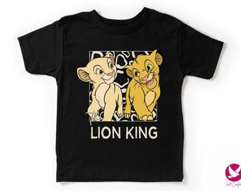 The Lion King Simba and Nala Kids Shirt, Disney Simba Lion Kids Gift, Animal Kingdom Tee, Disneyland Safari T-shirt, Disneyworld Sweatshirt