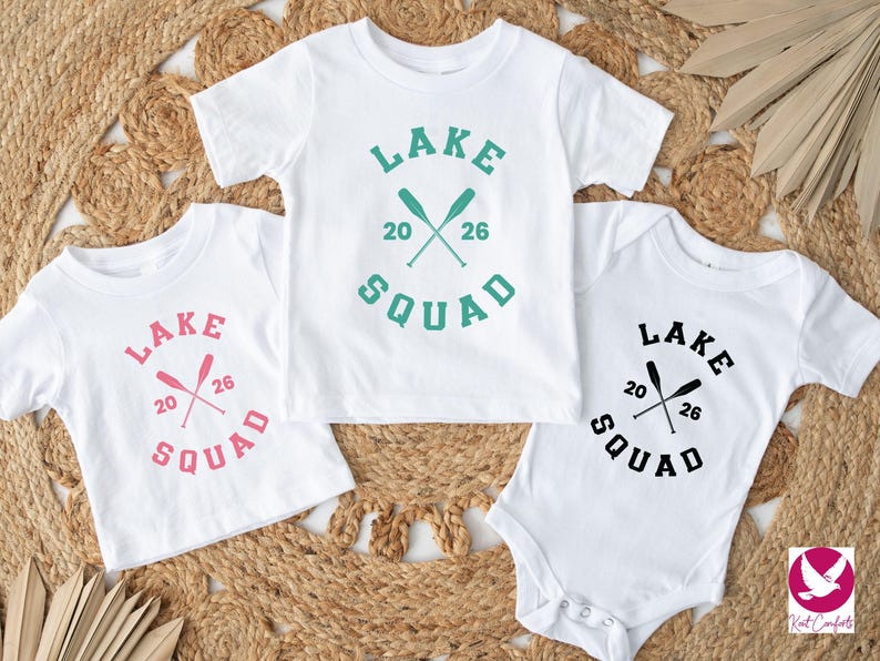 Custom Lake Squad Kids Shirt, Camper Gift, Personalized Lake Squad Toddler Tee, Lake Shirt For Kids, Summer Vacation Tee, Lake Life T-shirt