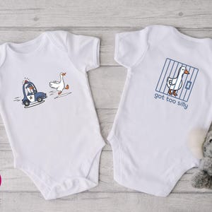Silly Goose Kids Shirt, Kids Birthday Gift, Got Too Silly Toddler T-shirt, Funny Animal Tee, Silly Goose Kids Sweater, Cute Goose Onesie®