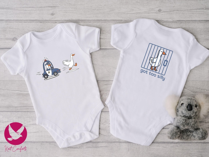 Silly Goose Kids Shirt, Kids Birthday Gift, Got Too Silly Toddler T-shirt, Funny Animal Tee, Silly Goose Kids Sweater, Cute Goose Onesie®