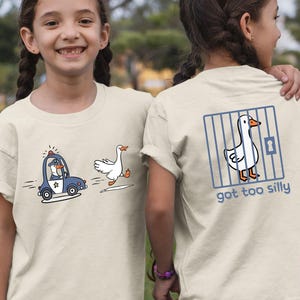 Silly Goose Kids Shirt, Kids Birthday Gift, Got Too Silly Toddler T-shirt, Funny Animal Tee, Silly Goose Kids Sweater, Cute Goose Onesie®