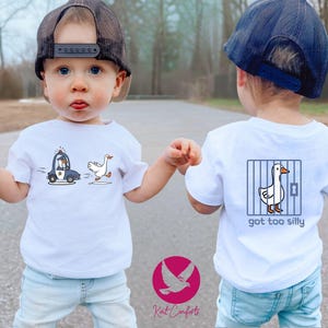 Silly Goose Kids Shirt, Kids Birthday Gift, Got Too Silly Toddler T-shirt, Funny Animal Tee, Silly Goose Kids Sweater, Cute Goose Onesie®