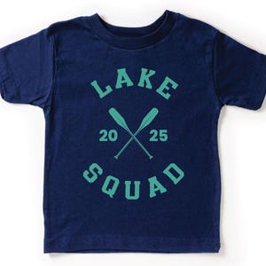 Custom Lake Squad Kids Shirt, Camper Gift, Personalized Lake Squad Toddler Tee, Lake Shirt For Kids, Summer Vacation Tee, Lake Life T-shirt