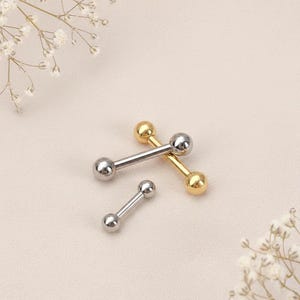ASTM F136 Titanium Internally Threaded Barbell