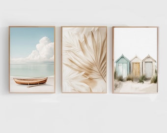 Coastal Beach Prints Set | Minimalist Home Decor (Digital Download)