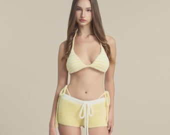 Liebe Benutzer Fuzzy gestrickter Bikini