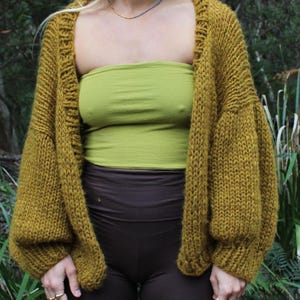 Chunky Cardigan - Knitting Pattern