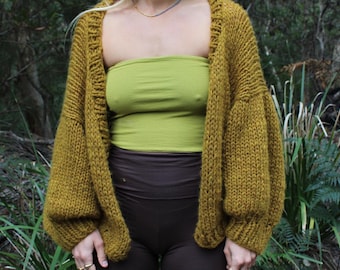 Strickjacke - Chunky Cardigan - Strickanleitung