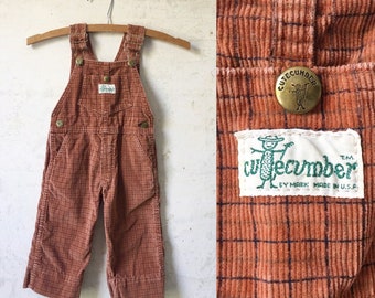 NWT InFant Girls 2 pc Outfit Shirt Overalls Corduroy Red Black New Unused Play