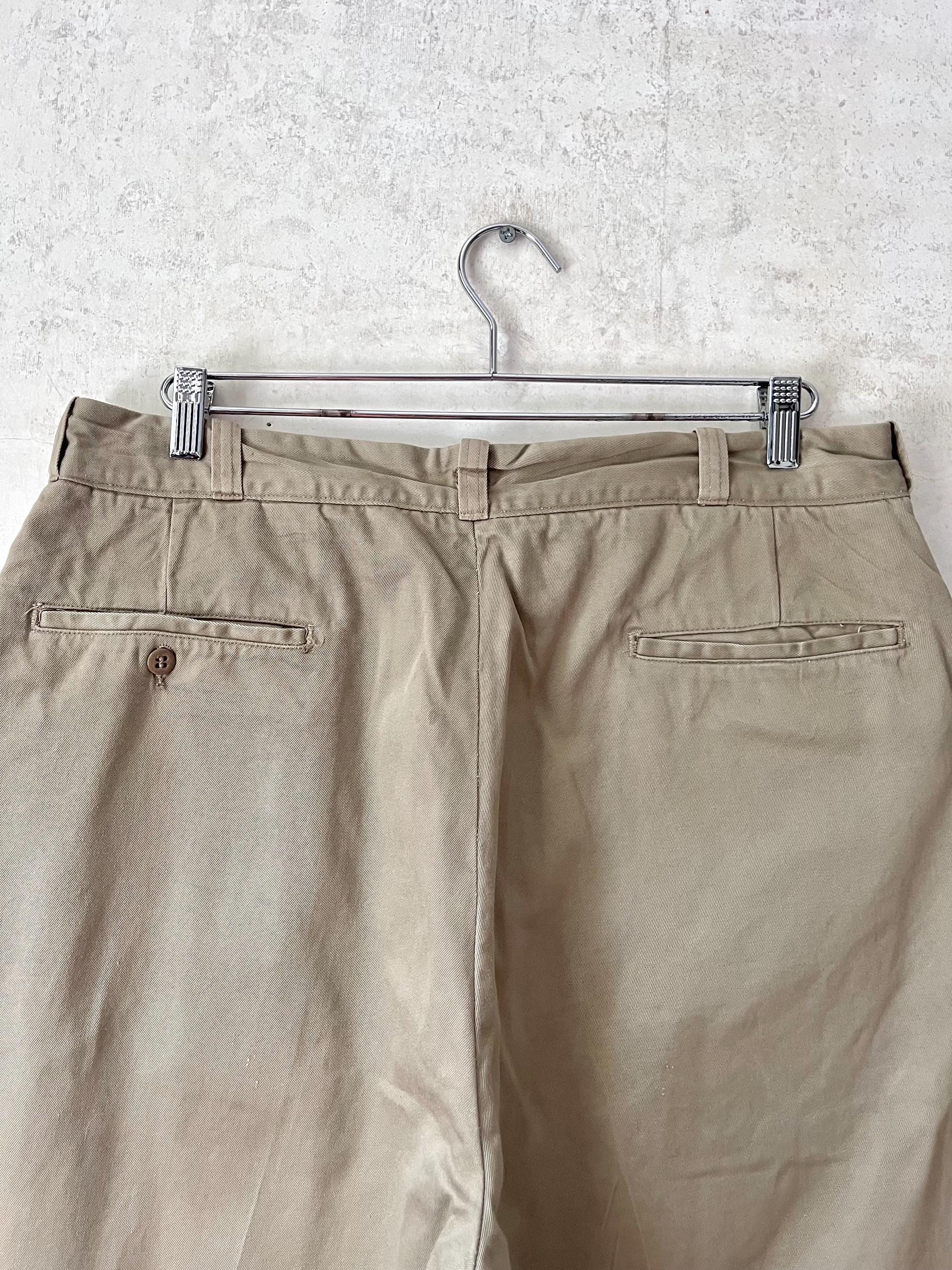 Vintage 60's Army Military Khakis Chinos Zip Fly Trousers Pants Sz