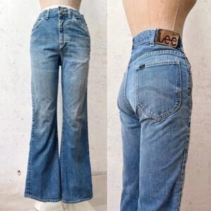 希少！70s デッド USA LEE RIDER BOOT CUT FLARE 80's Lee RIDER