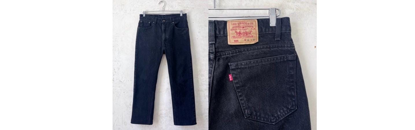80s Levis 505 - Etsy