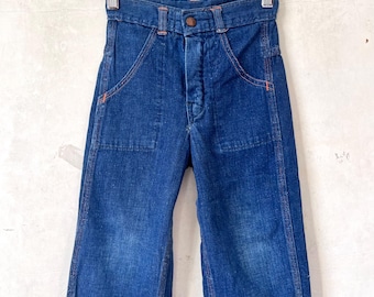 Vintage 50's Farah of Texas Gold Strike Patch Repair Kids Workwear