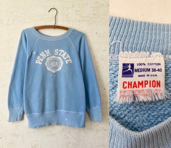 Vintage 50’s Champion Running Man Penn State Flock