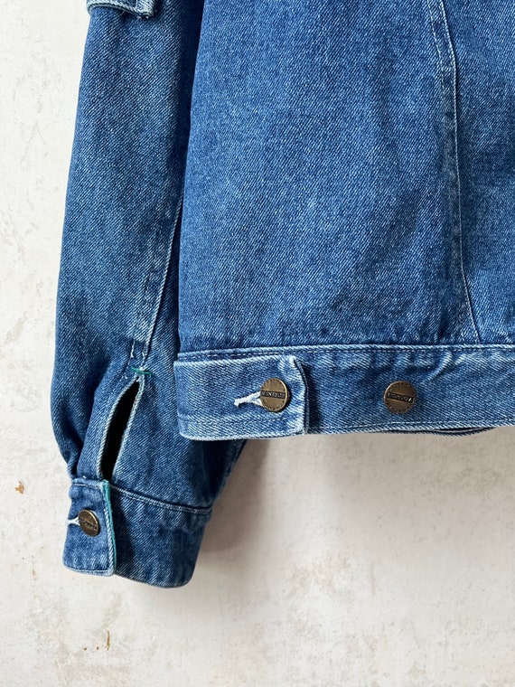 Vintage 80’s 90’s Forenza Designer Denim Trucker … - image 6