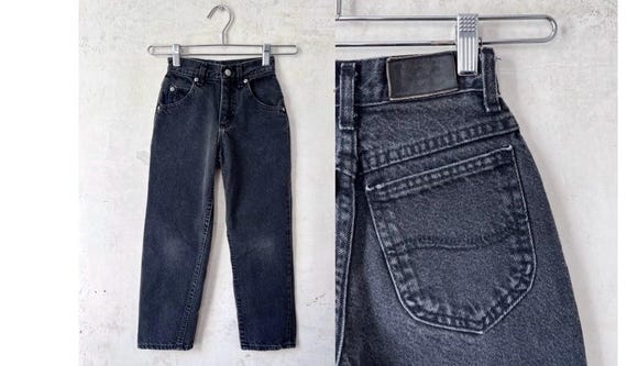 80s Lee 220-5019 BLACKDENIM VINTAGE USA製 Lee 220 BLACK DENIM JACKET（LARGE/GOOD CONDITION） - 古着屋