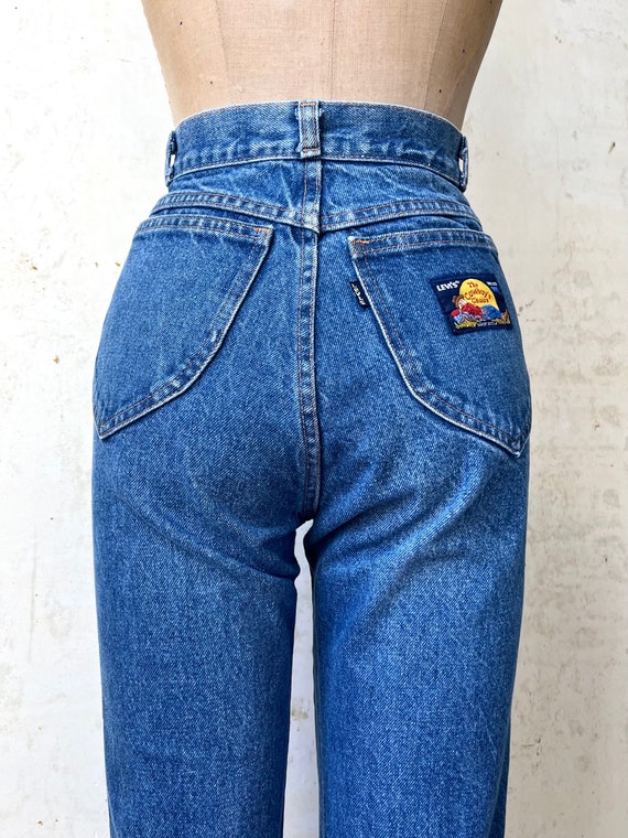 Vintage 70’s Levi’s The Cowboy’s Choice Navy Tab … - image 6