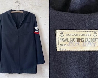 Vintage WW2 USN Naval Clothing Factory Navy Sailor Cracker Jack