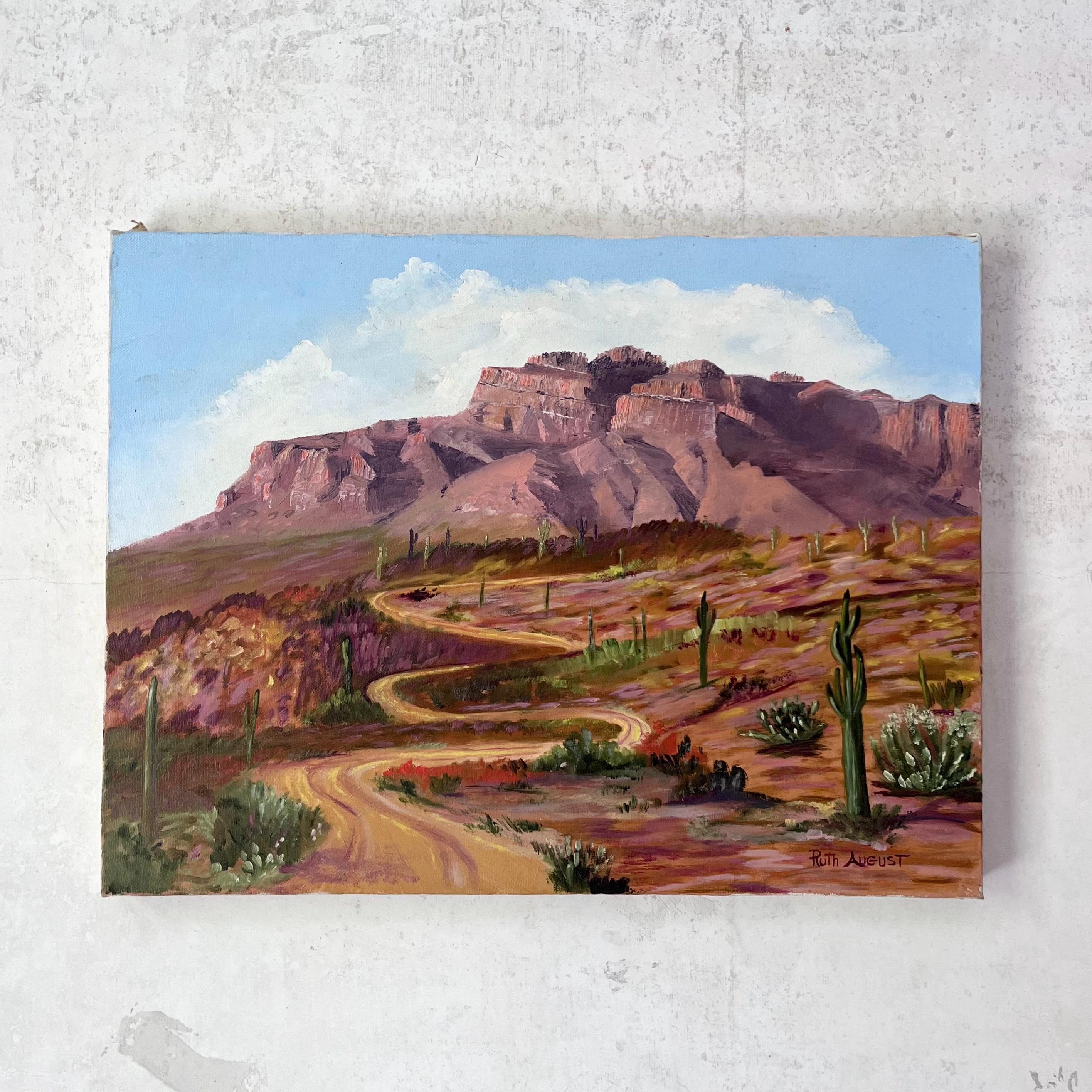 Vintage Oil Painting Southwest - Etsy