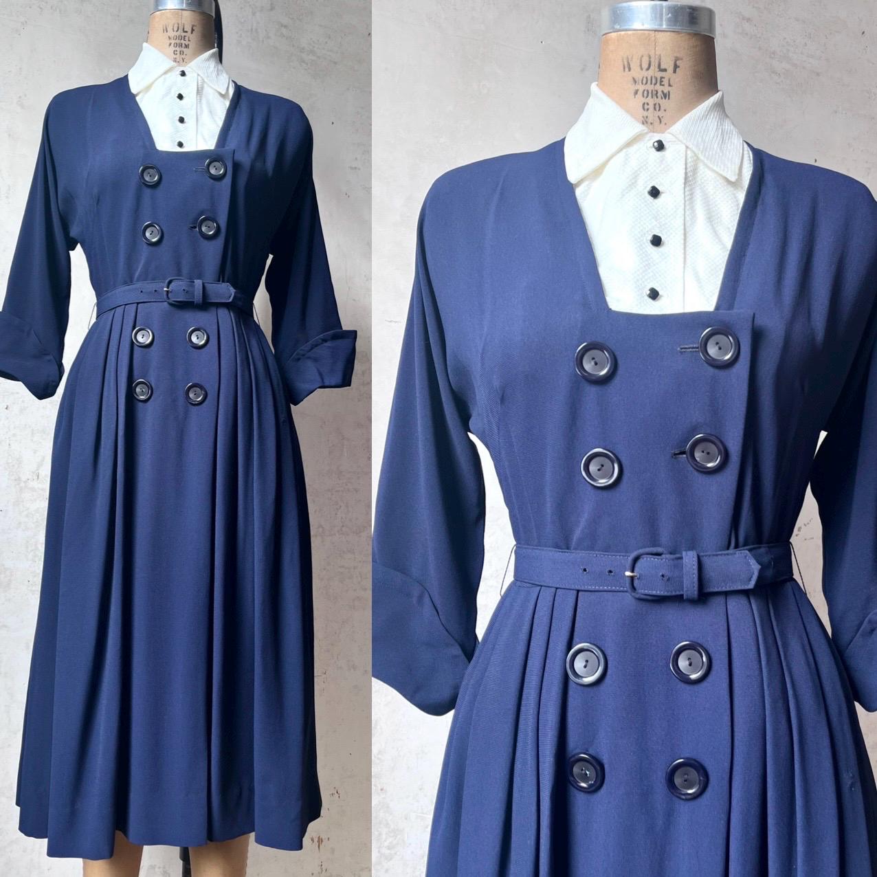 1940's Rayon Dress - Etsy