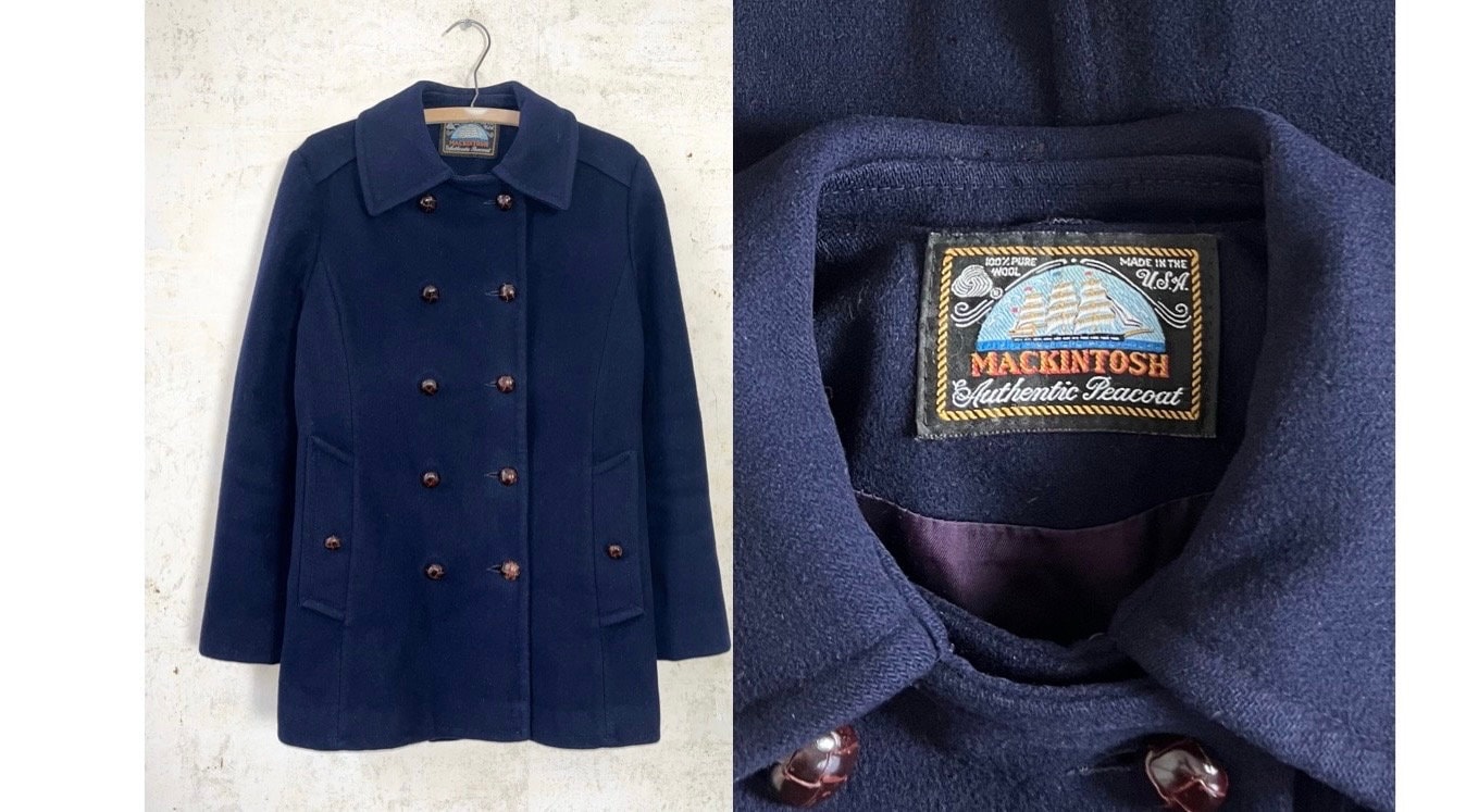 ジャケット・アウター Mackintosh / Design Wool Coat  70s Vintage 1970s Mackintosh Wool Vestcoat Jacket - Etsy