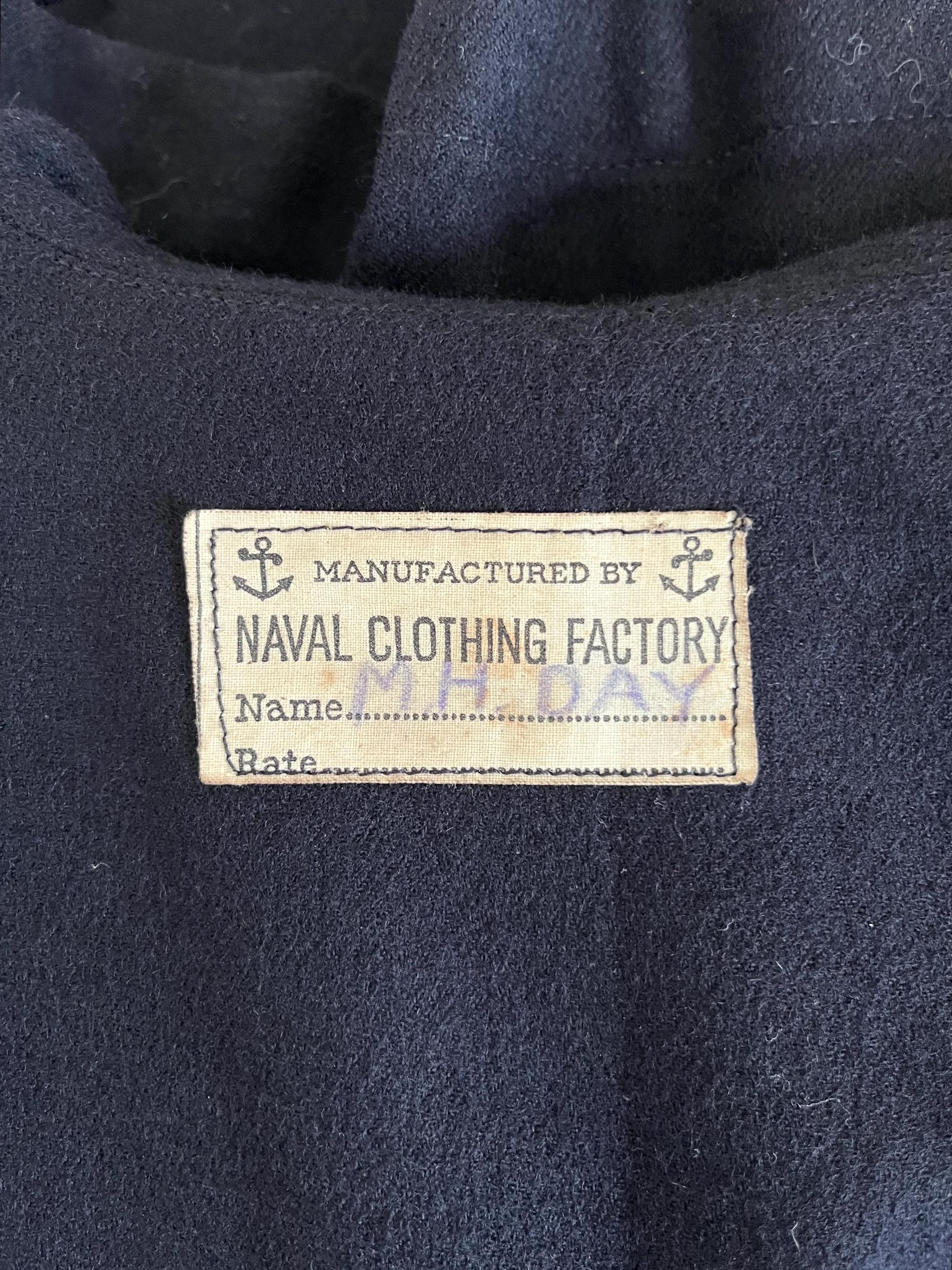 Vintage WW2 USN Naval Clothing Factory Navy Sailor Cracker Jack