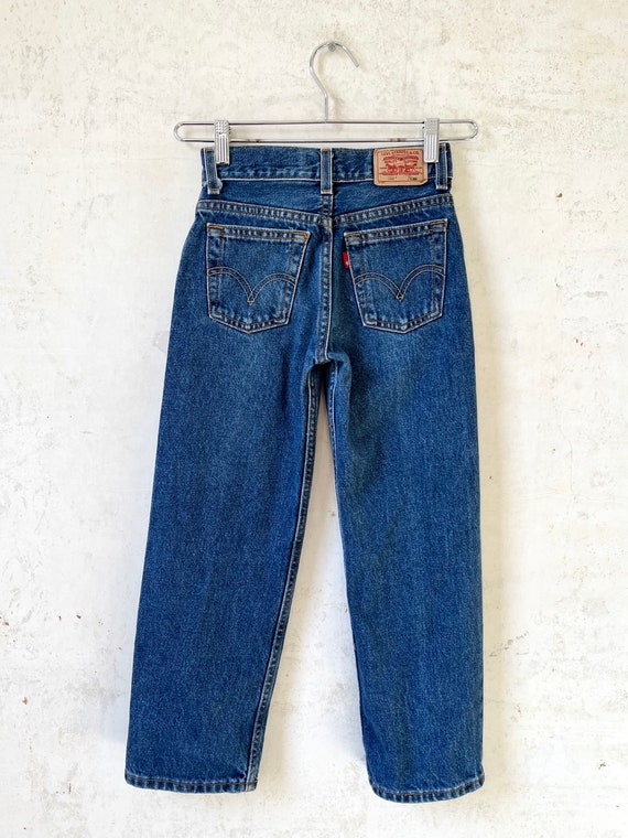 Vintage 80’s 90’s Levi’s Kids 550 Red Tab Jeans 2… - image 5