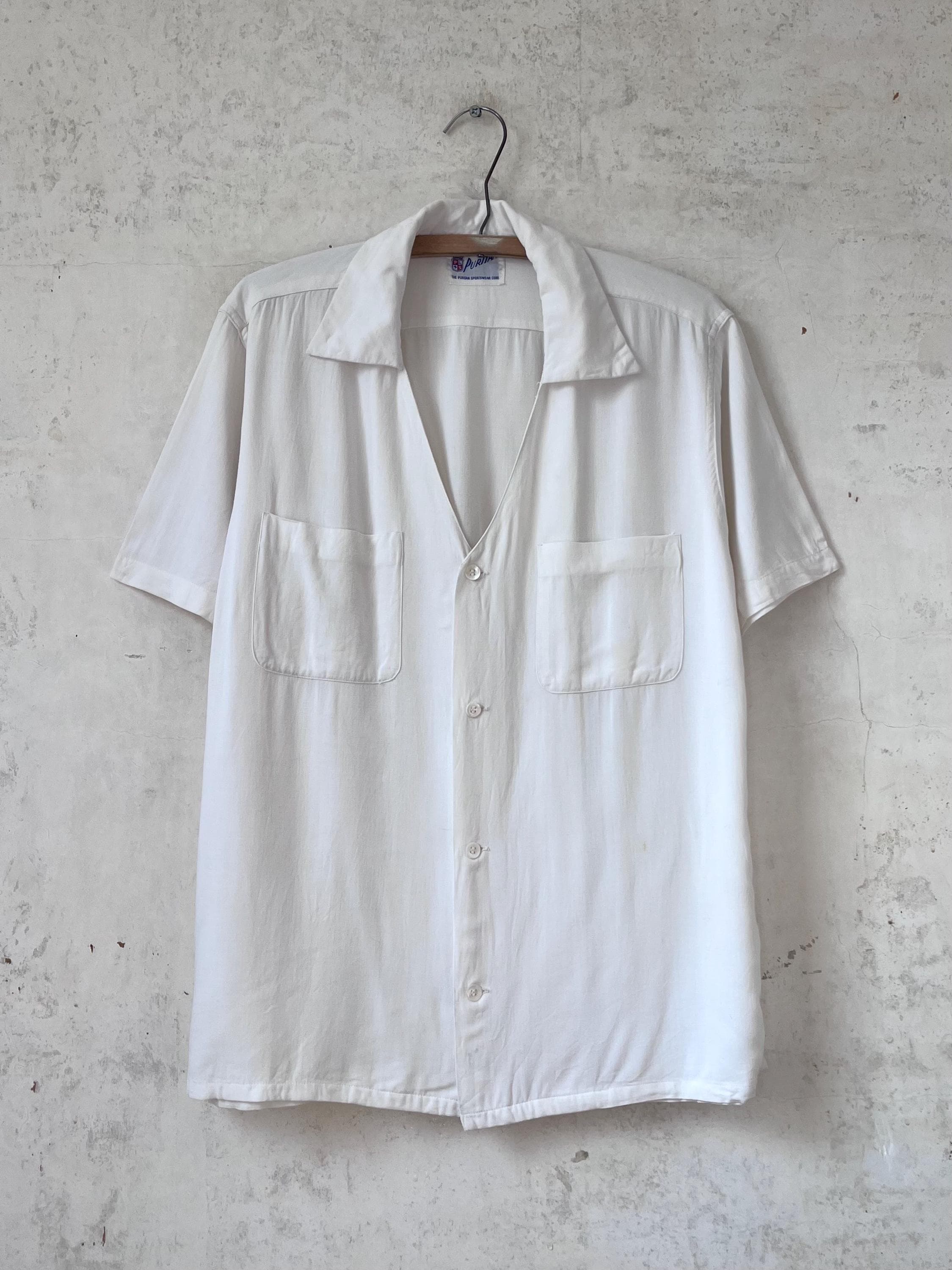 1950's Rayon Shirt - Etsy