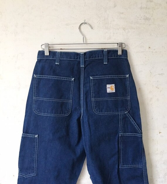 carhartt denim carpenter pants