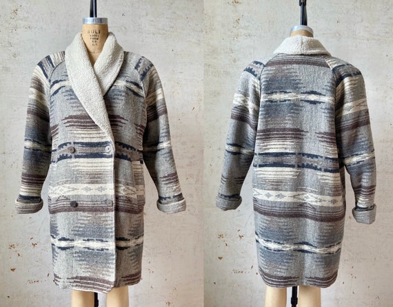 Vintage 80’s Woolrich Southwest Wool Blanket Patte