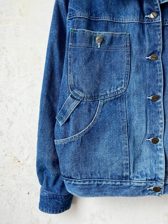 Vintage 80’s 90’s Forenza Designer Denim Trucker … - image 4