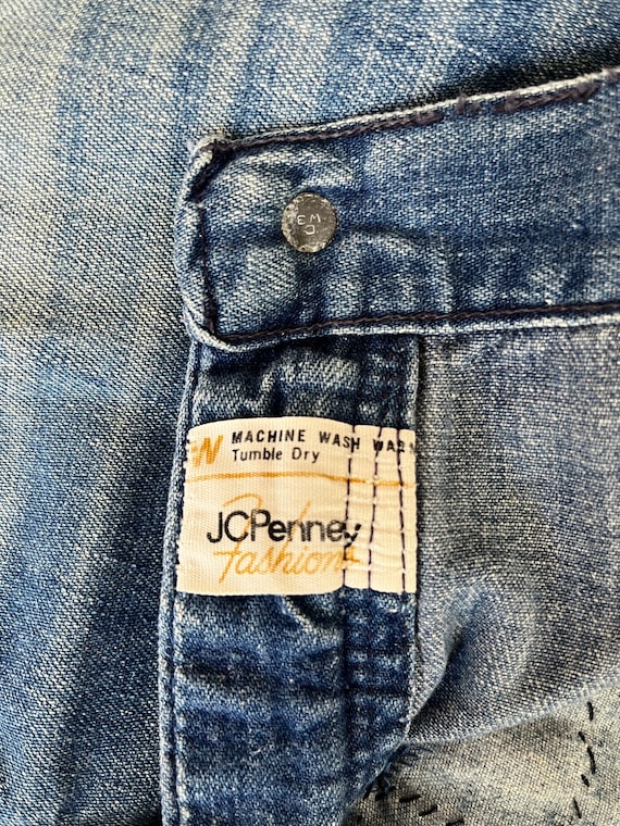 70s USA製 jcpenney denim ベルボトム ゴールデンサイズ 70s USA-made JC Penney denim bell bottoms, golden size.