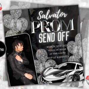 Prom Send Off Flyer, Prom Flyer, Prom Special, Prom Add, Prom Digital Flyer, Send Off Flyer, Graduation Flyer
