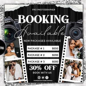 Photography flyer, Photographer flyer, Photoshoot flyer, Wedding Photography flyer, Minimalistic Photography flyer, Wedding Template flyers