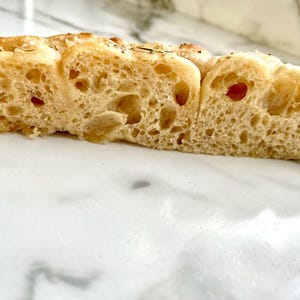 Organic Dried Sourdough Starter with focaccia bread recipe