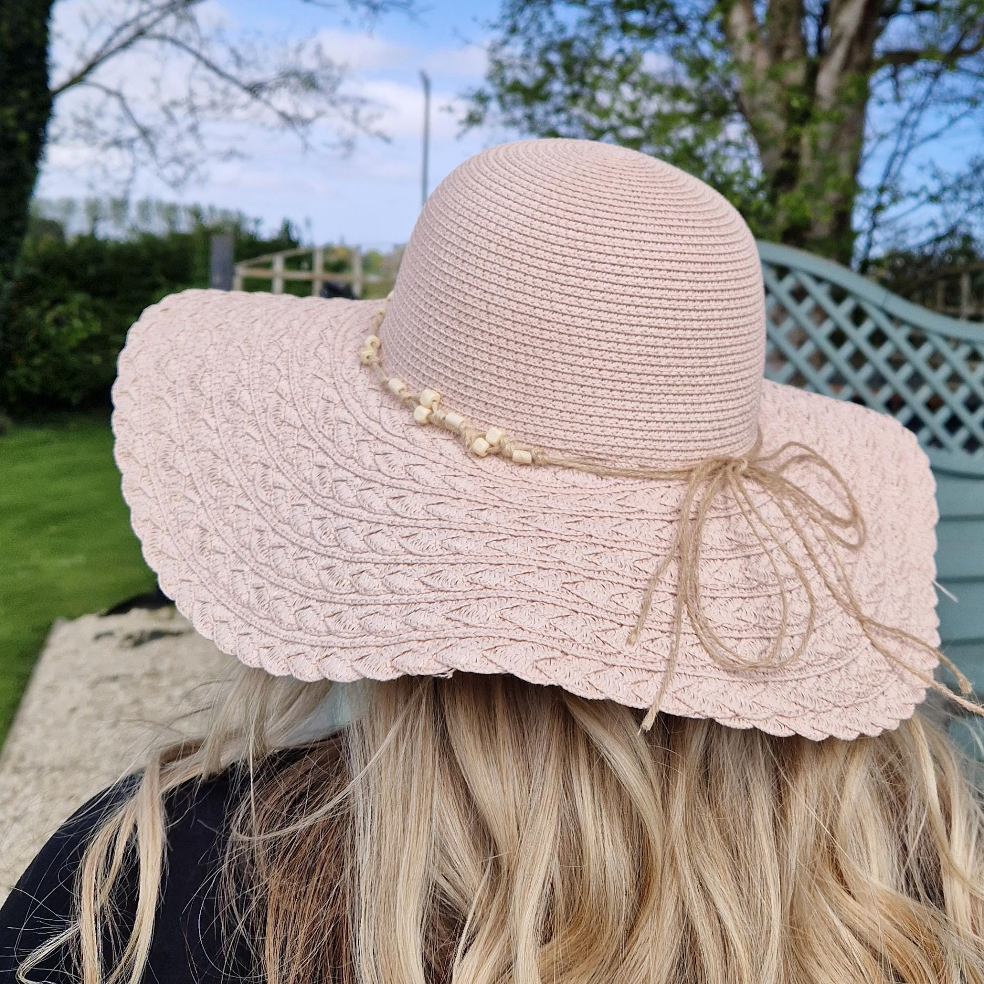 Wide Brim Paper Sun Hat: Foldable Travel Beach Hat With 