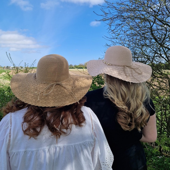 Foldable Wide Brim Straw Cowgirl Hat Sun Hat for Travel Beach Women Straw Wide Brim Cowboy Hats, Western Cowgirl Hat for  main image 2