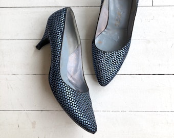 1950s polka dot shoes | vintage 50s shoes