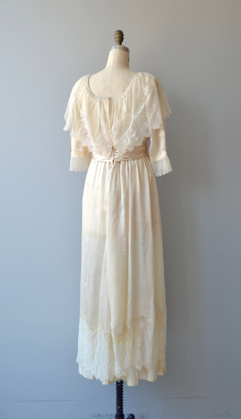 Nuptials 1916 Wedding Gown Antique Edwardian Wedding Dress - Etsy