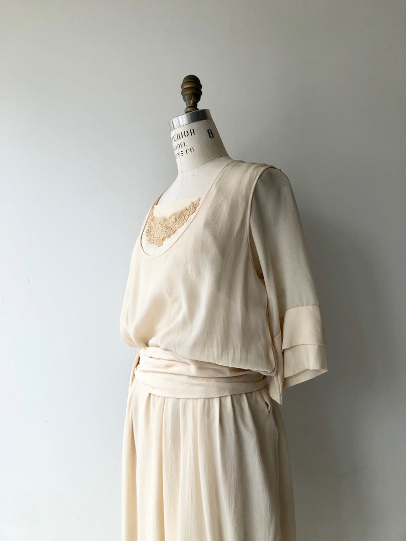 Elaria silk dress 1920s wedding dress antique 20s wedding image 7