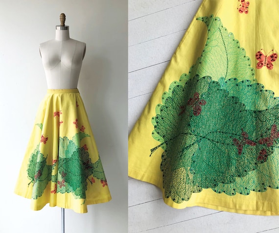 Broadleaf 1950s circle skirt | vintage 50s skirt |