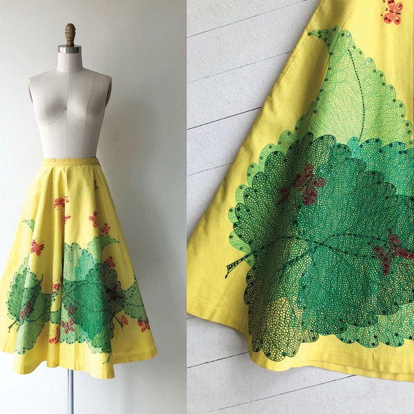 Broadleaf 1950s circle skirt | vintage 50s skirt | 50s full skirt